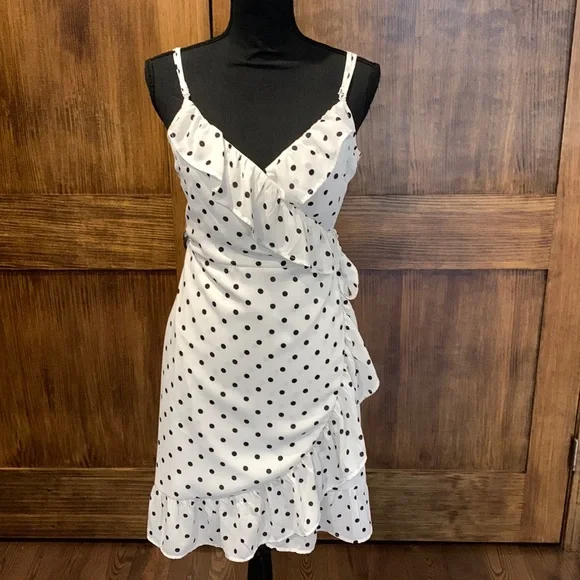 black and white guess dress Long Prom Dresses, Chiffon Prom Dresses, A-Line Party Dresses, Black E –  Dairy Bridal main image 1